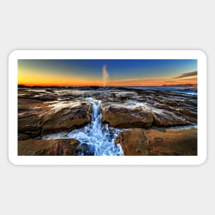 Spoon Bay sunrise Sticker